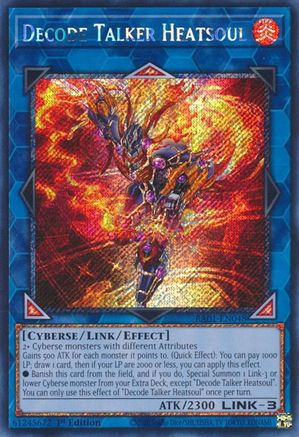 Image of Decode Talker Heatsoul (Platinum Secret Rare) (RA01-EN048) - 25th Anniversary Rarity Collection 1st Edition