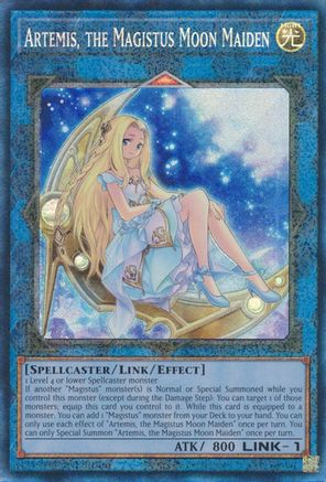 Image of Artemis, the Magistus Moon Maiden (PCR) (RA01-EN049) - 25th Anniversary Rarity Collection 1st Edition