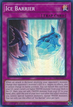 Image of Ice Barrier (RA01-EN071) - 25th Anniversary Rarity Collection 1st Edition