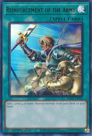 Image of Reinforcement of the Army (UR) (RA01-EN051) - 25th Anniversary Rarity Collection 1st Edition