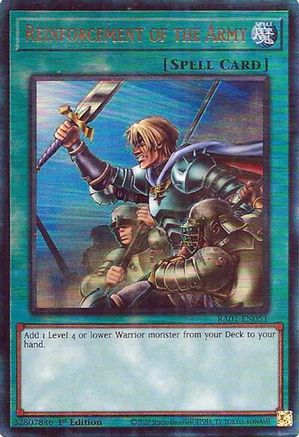 Image of Reinforcement of the Army (PUR) (RA01-EN051) - 25th Anniversary Rarity Collection 1st Edition