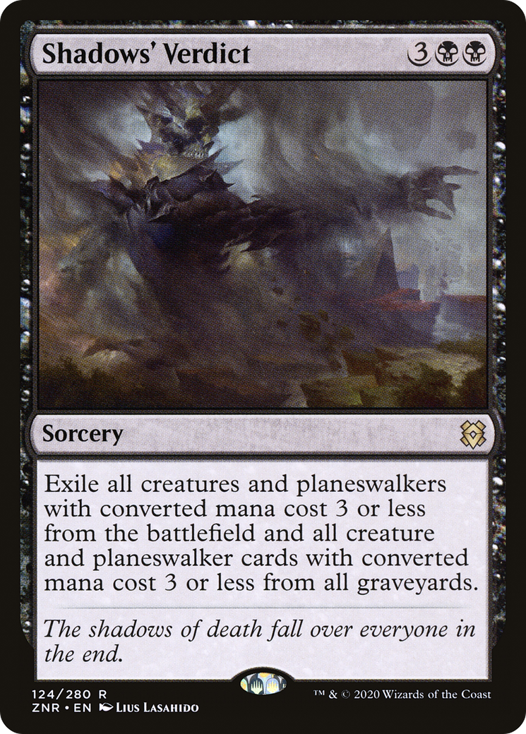Image of Shadows' Verdict (ZNR-124) - Zendikar Rising Foil