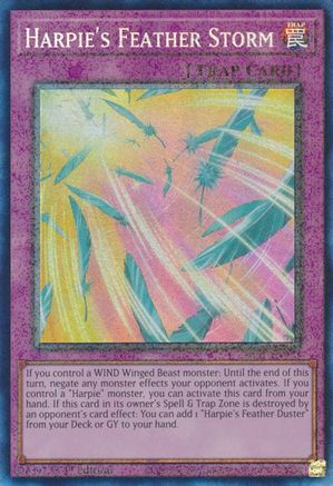 Image of Harpie's Feather Storm (PCR) (RA01-EN073) - 25th Anniversary Rarity Collection 1st Edition