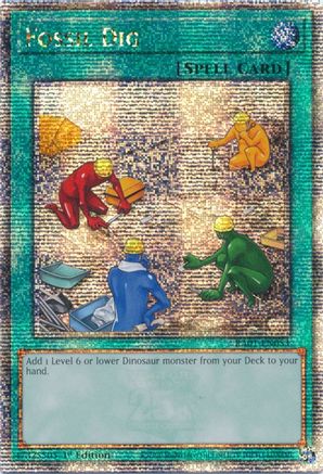 Image of Fossil Dig (Quarter Century Secret Rare) (RA01-EN053) - 25th Anniversary Rarity Collection 1st Edition