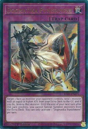 Image of Dogmatika Punishment (PUR) (RA01-EN076) - 25th Anniversary Rarity Collection 1st Edition