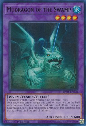 Image of Mudragon of the Swamp (UR) (RA01-EN028) - 25th Anniversary Rarity Collection 1st Edition