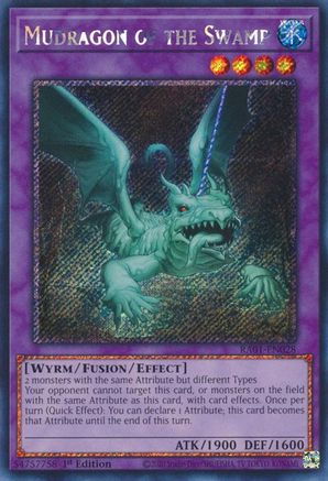 Image of Mudragon of the Swamp (Platinum Secret Rare) (RA01-EN028) - 25th Anniversary Rarity Collection 1st Edition