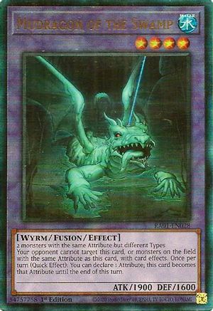 Image of Mudragon of the Swamp (PUR) (RA01-EN028) - 25th Anniversary Rarity Collection 1st Edition