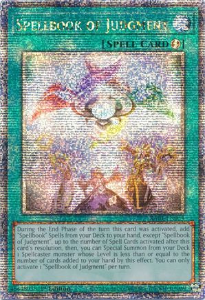 Image of Spellbook of Judgment (Quarter Century Secret Rare) (RA01-EN054) - 25th Anniversary Rarity Collection 1st Edition