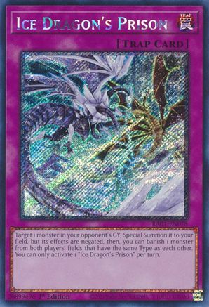 Image of Ice Dragon's Prison (Platinum Secret Rare) (RA01-EN078) - 25th Anniversary Rarity Collection 1st Edition