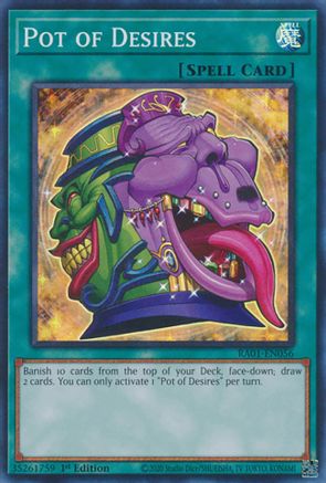 Image of Pot of Desires (RA01-EN056) - 25th Anniversary Rarity Collection 1st Edition
