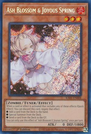 Image of Ash Blossom & Joyous Spring (Secret Rare) (RA01-EN008) - 25th Anniversary Rarity Collection 1st Edition