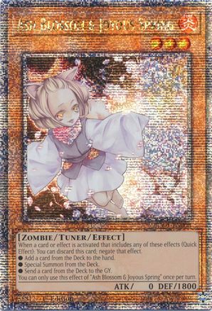 Image of Ash Blossom & Joyous Spring (Quarter Century Secret Rare) (RA01-EN008) - 25th Anniversary Rarity Collection 1st Edition