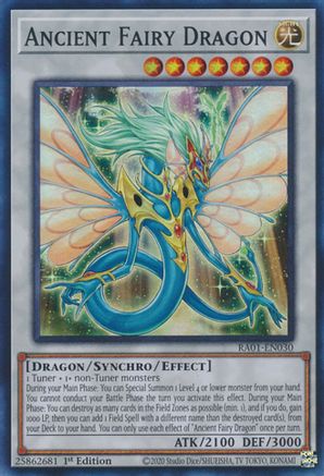 Image of Ancient Fairy Dragon (RA01-EN030) - 25th Anniversary Rarity Collection 1st Edition