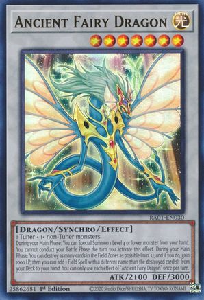 Image of Ancient Fairy Dragon (UR) (RA01-EN030) - 25th Anniversary Rarity Collection 1st Edition
