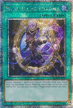 Image of Magicalized Fusion (Quarter Century Secret Rare) (RA01-EN058) - 25th Anniversary Rarity Collection 1st Edition