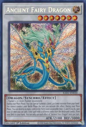 Image of Ancient Fairy Dragon (Secret Rare) (RA01-EN030) - 25th Anniversary Rarity Collection 1st Edition