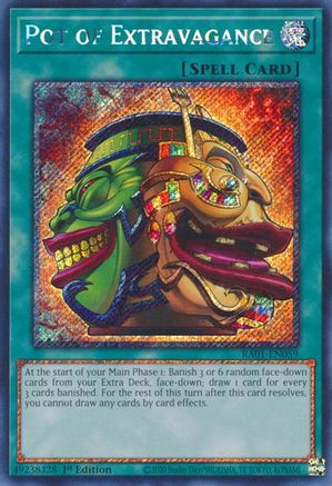 Image of Pot of Extravagance (Platinum Secret Rare) (RA01-EN059) - 25th Anniversary Rarity Collection 1st Edition
