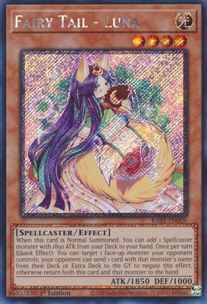 Image of Fairy Tail - Luna (Platinum Secret Rare) (RA01-EN009) - 25th Anniversary Rarity Collection 1st Edition