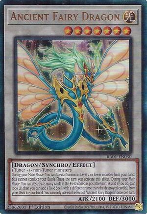 Image of Ancient Fairy Dragon (PUR) (RA01-EN030) - 25th Anniversary Rarity Collection 1st Edition