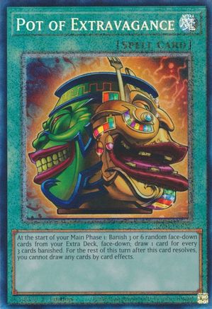 Image of Pot of Extravagance (PCR) (RA01-EN059) - 25th Anniversary Rarity Collection 1st Edition
