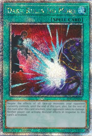 Image of Dark Ruler No More (Quarter Century Secret Rare) (RA01-EN060) - 25th Anniversary Rarity Collection 1st Edition