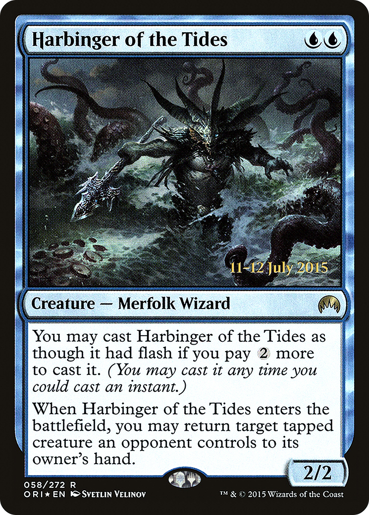 Image of Harbinger of the Tides (PRE-058) - Magic Origins Promos Foil