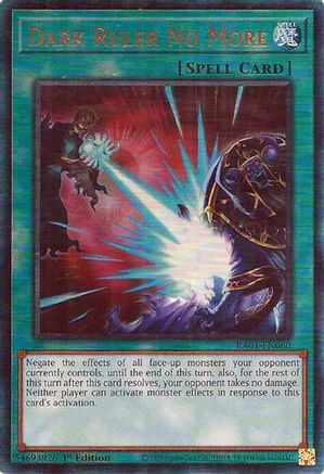 Image of Dark Ruler No More (PUR) (RA01-EN060) - 25th Anniversary Rarity Collection 1st Edition