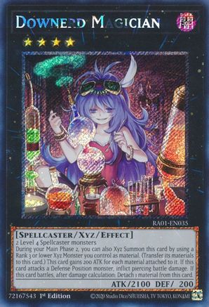 Image of Downerd Magician (Platinum Secret Rare) (RA01-EN035) - 25th Anniversary Rarity Collection 1st Edition