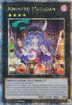 Image of Downerd Magician (Quarter Century Secret Rare) (RA01-EN035) - 25th Anniversary Rarity Collection 1st Edition