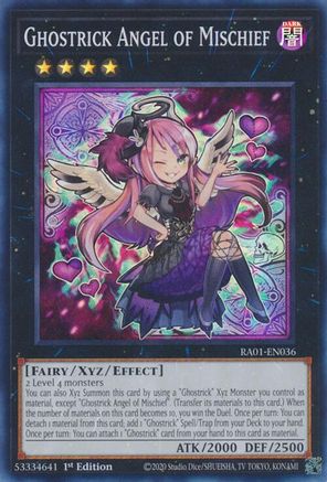 Image of Ghostrick Angel of Mischief (RA01-EN036) - 25th Anniversary Rarity Collection 1st Edition