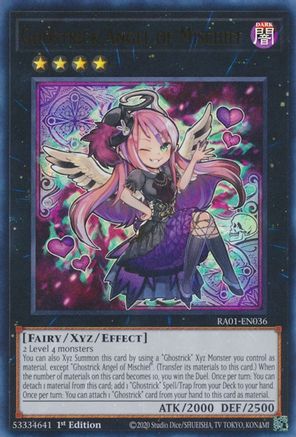 Image of Ghostrick Angel of Mischief (UR) (RA01-EN036) - 25th Anniversary Rarity Collection 1st Edition