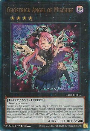 Image of Ghostrick Angel of Mischief (PUR) (RA01-EN036) - 25th Anniversary Rarity Collection 1st Edition