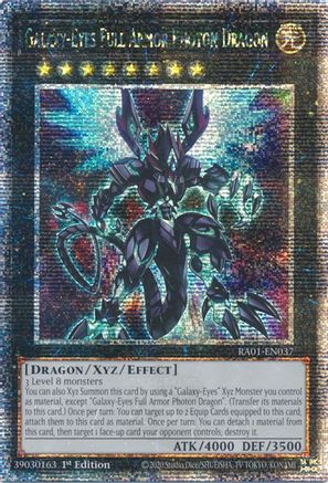 Image of Galaxy-Eyes Full Armor Photon Dragon (Quarter Century Secret Rare) (RA01-EN037) - 25th Anniversary Rarity Collection 1st Edition