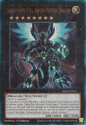 Image of Galaxy-Eyes Full Armor Photon Dragon (PUR) (RA01-EN037) - 25th Anniversary Rarity Collection 1st Edition