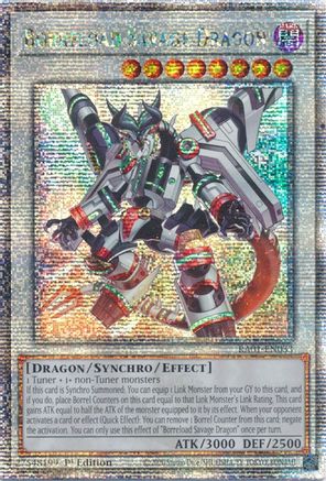 Image of Borreload Savage Dragon (Quarter Century Secret Rare) (RA01-EN033) - 25th Anniversary Rarity Collection 1st Edition