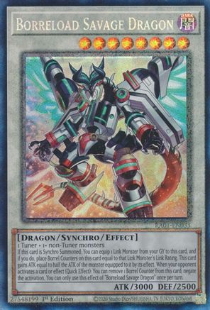 Image of Borreload Savage Dragon (PCR) (RA01-EN033) - 25th Anniversary Rarity Collection 1st Edition