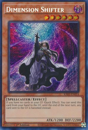 Image of Dimension Shifter (Secret Rare) (RA01-EN014) - 25th Anniversary Rarity Collection 1st Edition