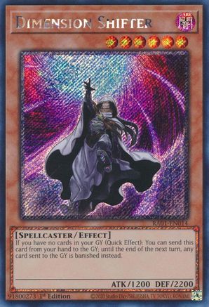 Image of Dimension Shifter (Platinum Secret Rare) (RA01-EN014) - 25th Anniversary Rarity Collection 1st Edition