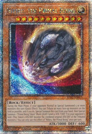 Image of Nibiru, the Primal Being (Quarter Century Secret Rare) (RA01-EN015) - 25th Anniversary Rarity Collection 1st Edition