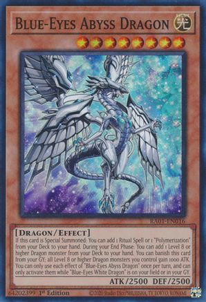 Image of Blue-Eyes Abyss Dragon (RA01-EN016) - 25th Anniversary Rarity Collection 1st Edition