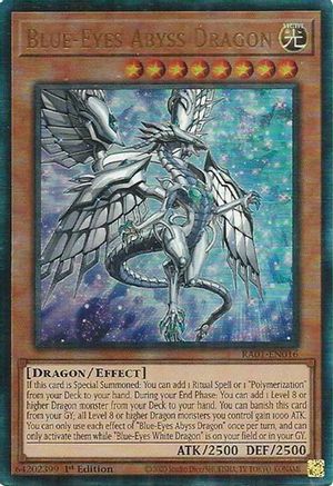 Image of Blue-Eyes Abyss Dragon (PUR) (RA01-EN016) - 25th Anniversary Rarity Collection 1st Edition