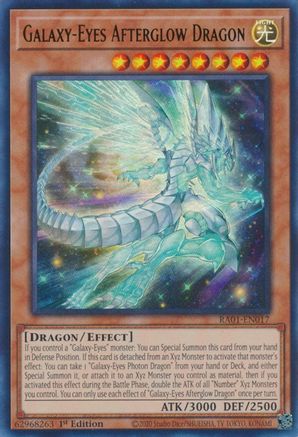 Image of Galaxy-Eyes Afterglow Dragon (UR) (RA01-EN017) - 25th Anniversary Rarity Collection 1st Edition
