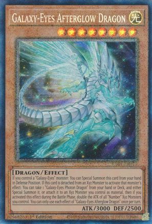 Image of Galaxy-Eyes Afterglow Dragon (PCR) (RA01-EN017) - 25th Anniversary Rarity Collection 1st Edition