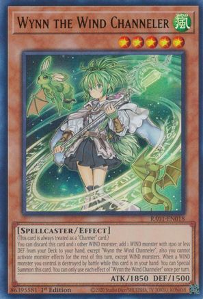 Image of Wynn the Wind Channeler (UR) (RA01-EN018) - 25th Anniversary Rarity Collection 1st Edition