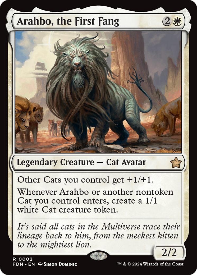 Image of Arahbo, the First Fang (FDN-002) - Foundations
