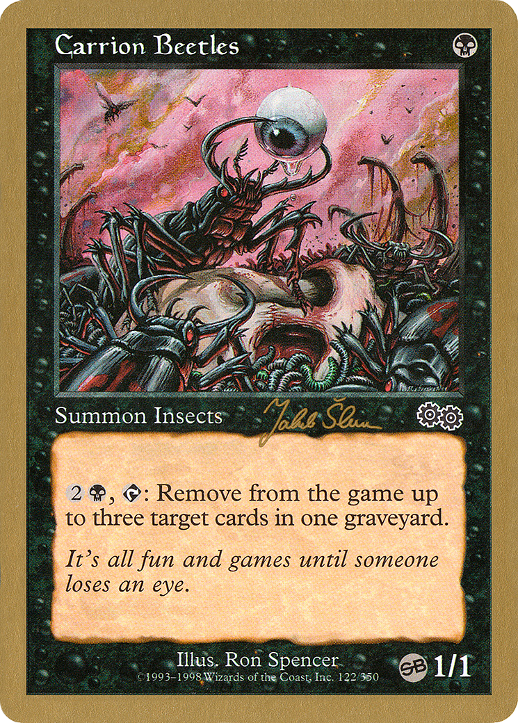 Image of Carrion Beetles - 1999 Jakub Slemr (USG) (SB) (WCD-) - World Championship Decks 1999