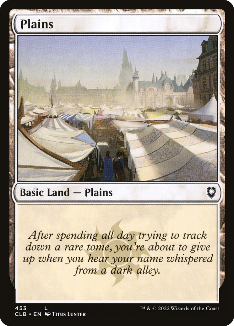 Image of Plains (453) (CLB-453) - Commander Legends: Battle for Baldur's Gate