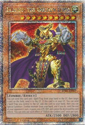 Image of Eldlich the Golden Lord (Quarter Century Secret Rare) (RA01-EN019) - 25th Anniversary Rarity Collection 1st Edition