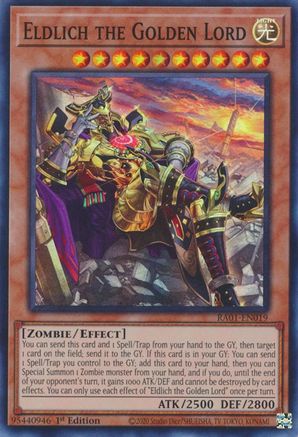 Image of Eldlich the Golden Lord (Alternate Art) (RA01-EN019) - 25th Anniversary Rarity Collection 1st Edition